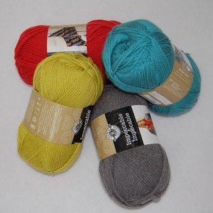 Mixed Lot of 4, 18 oz, Impeccable Yarn, #4 Worsted